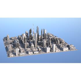 Silver City 3D model